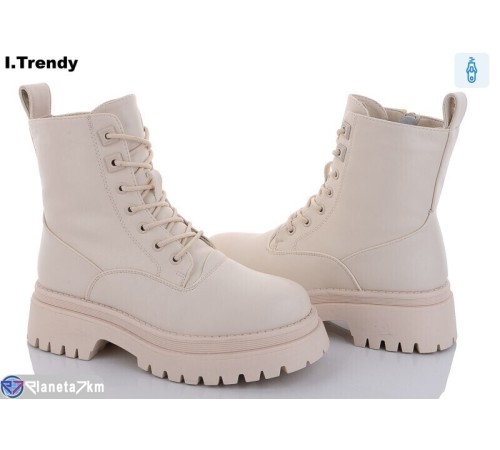 Черевики жіночі на зиму (6 пар р.36-41) бежевий "Trendy" Черевики жіночі на зиму (6 пар р.36-41) бежевий "Trendy"