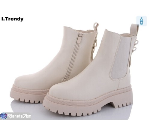 Черевики жіночі на зиму (6 пар р.36-41) бежевий "Trendy" Черевики жіночі на зиму (6 пар р.36-41) бежевий "Trendy"