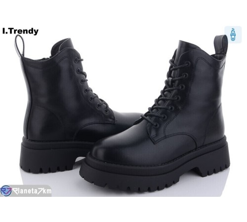 Черевики жіночі на зиму (6 пар р.36-41) чорний "Trendy" Черевики жіночі на зиму (6 пар р.36-41) чорний "Trendy"