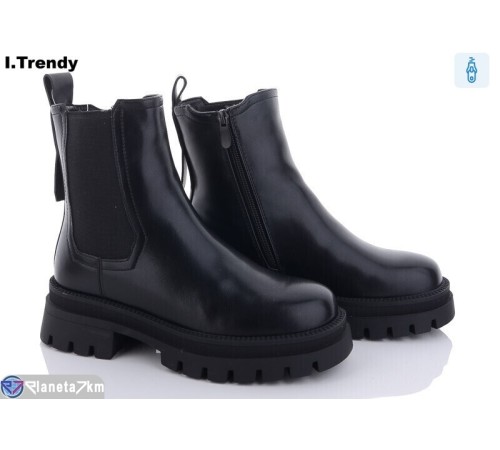 Черевики жіночі на зиму (6 пар р.36-41) чорний "Trendy" Черевики жіночі на зиму (6 пар р.36-41) чорний "Trendy"