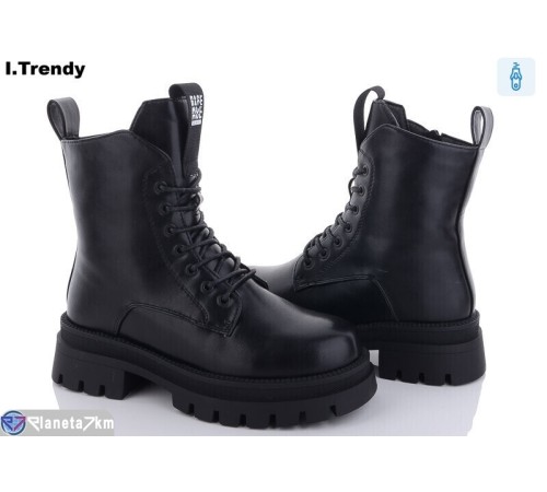 Черевики жіночі на зиму (6 пар р.36-41) чорний "Trendy" Черевики жіночі на зиму (6 пар р.36-41) чорний "Trendy"
