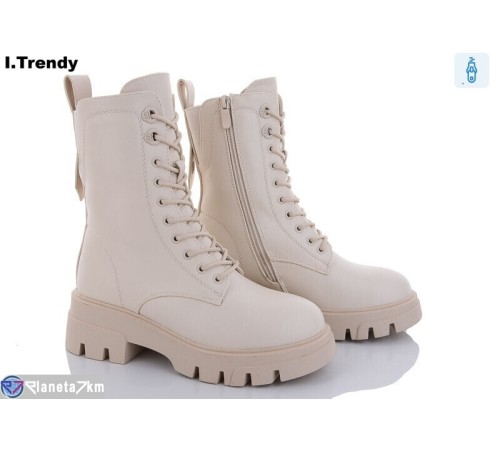 Черевики жіночі на зиму (6 пар р.36-41) бежевий "Trendy" Черевики жіночі на зиму (6 пар р.36-41) бежевий "Trendy"