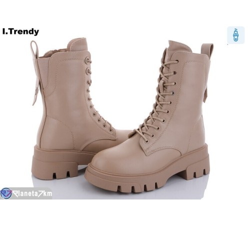 Черевики жіночі на зиму (6 пар р.36-41) коричневий "Trendy" Черевики жіночі на зиму (6 пар р.36-41) коричневий "Trendy"