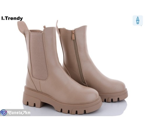 Черевики жіночі на зиму (6 пар р.36-41) коричневий "Trendy" Черевики жіночі на зиму (6 пар р.36-41) коричневий "Trendy"