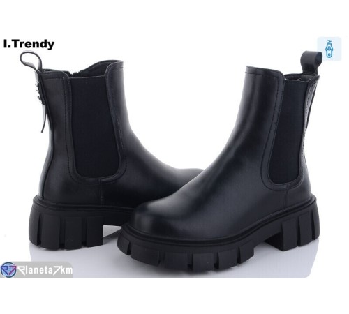 Черевики жіночі на зиму (6 пар р.36-41) чорний "Trendy" Черевики жіночі на зиму (6 пар р.36-41) чорний "Trendy"