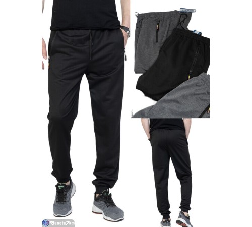 Чоловічі спортивні штани на весну/осінь (6 шт. р.сетка M-4XL) мікс  "Masari"