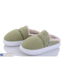Тапки жіночі на зиму (12 пар р.36-41) зелений  "LULI"