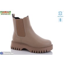 Черевики жіночі на зиму (6 пар р.36-41) коричневий  "HENGJI-ELENA"