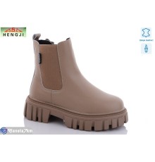 Черевики жіночі на зиму (6 пар р.36-41) коричневий  "HENGJI-ELENA"