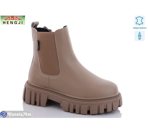Черевики жіночі на зиму (6 пар р.36-41) коричневий  "HENGJI-ELENA"