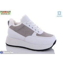 Кросівки жіночі на зиму (8 пар р.36-41) білий  "HENGJI-ELENA"