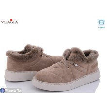 Туфлі жіночі на зиму (8 пар р.36-41) коричневий  "Veagia-ADA"