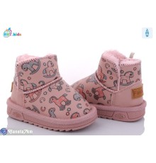 Дитячі Уггі на зиму (8 пар р.21-26) рожевий  "BBT"