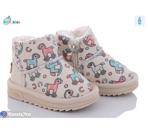 Дитячі Уггі на зиму (8 пар р.21-26) бежевий  "BBT"