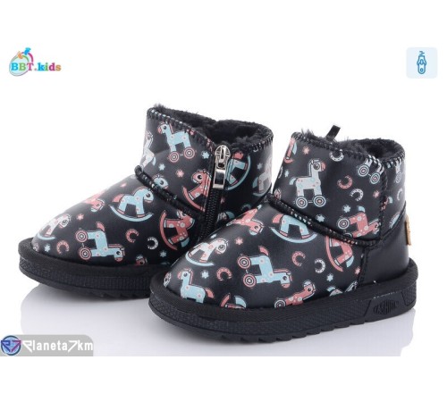 Дитячі Уггі на зиму (8 пар р.26-31) чорний  "BBT"