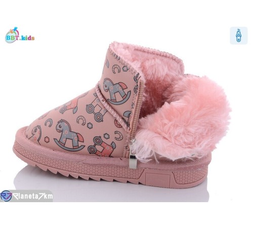 Дитячі Уггі на зиму (8 пар р.26-31) рожевий  "BBT"