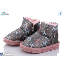 Дитячі Уггі на зиму (8 пар р.26-31) графіт  "BBT"