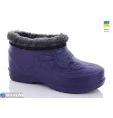 Калоші жіночі на зиму (6 пар р.37-41) фіолетовий  "LUCKY"