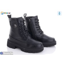 Черевики дитячі на зиму (8 пар р.32-37) чорний  "Bessky-Kellaifeng"