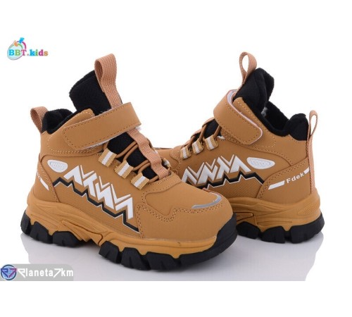 Черевики дитячі на зиму (8 пар р.26-31) коричневий  "BBT"