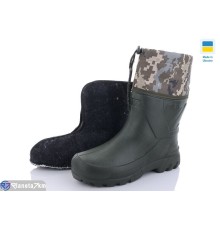 Чоловічі чоботи з піни на зиму (6 пар р.41-45) зелений  "LUCKY"