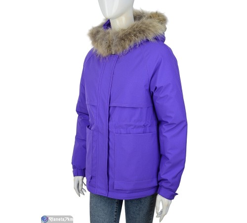 Куртка жіноча на зиму (4 шт. р.сетка S-XL) фіолетовий "NORA" Куртка жіноча на зиму (4 шт. р.сетка S-XL) фіолетовий "NORA"