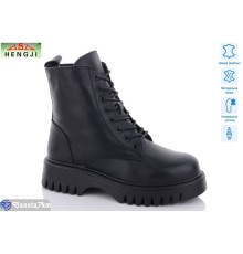 Черевики жіночі на зиму (6 пар р.36-41) чорний  "HENGJI-ELENA"