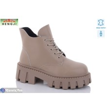 Черевики жіночі на зиму (6 пар р.36-41) бежевий  "HENGJI-ELENA"