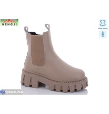 Черевики жіночі на зиму (6 пар р.36-41) бежевий  "HENGJI-ELENA"