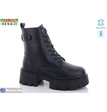 Черевики жіночі на зиму (6 пар р.36-41) чорний  "HENGJI-ELENA"