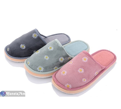 Тапки жіночі на весну/осінь (12 пар р.36-41) мікс  "KaPira"