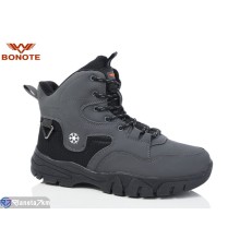 Черевики чоловічі на зиму (8 пар р.41-46) сірий  "Bonote"