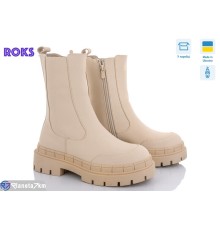 Черевики жіночі на весну/осінь (12 пар р.36-41) бежевий  "Roks"