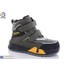 Черевики дитячі на зиму (8 пар р.32-37) зелений  "Леопард"