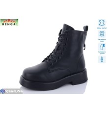 Черевики жіночі на зиму (6 пар р.36-41) чорний  "HENGJI-ELENA"