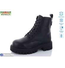 Черевики жіночі на зиму (6 пар р.36-41) чорний  "HENGJI-ELENA"