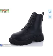 Черевики жіночі на зиму (6 пар р.36-41) чорний  "HENGJI-ELENA"