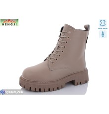 Черевики жіночі на зиму (6 пар р.36-41) бежевий  "HENGJI-ELENA"