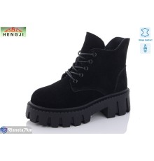 Черевики жіночі на зиму (6 пар р.36-41) чорний  "HENGJI-ELENA"