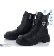 Черевики жіночі на зиму (8 пар р.36-41) чорний  "KULIBABA"