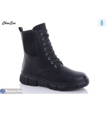Черевики жіночі на зиму (8 пар р.36-41) чорний  "Chunsen"