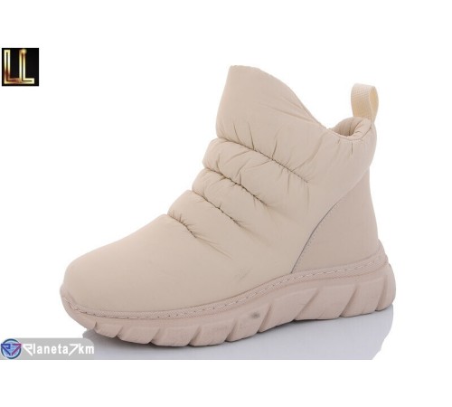 Дутики жіночі на зиму (8 пар р.36-41) бежевий  "Lilin"