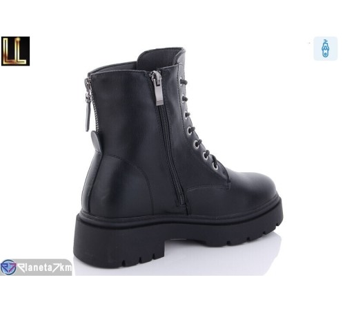 Черевики жіночі на зиму (8 пар р.36-41) чорний  "Lilin"