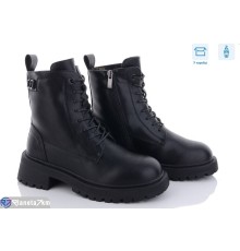 Черевики жіночі на зиму (8 пар р.36-41) чорний  "KULIBABA"