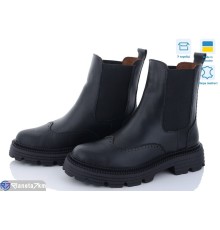 Черевики жіночі на зиму (6 пар р.36-40) чорний  "LISA"