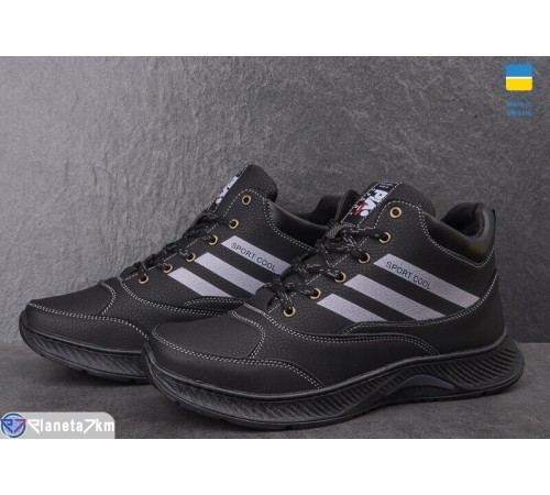 Черевики чоловічі на зиму (8 пар р.40-45) чорний "OLLA" Черевики чоловічі на зиму (8 пар р.40-45) чорний "OLLA"