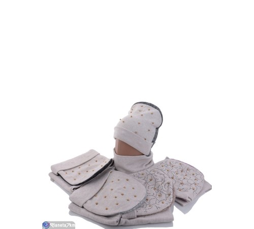 Шапка жіноча на зиму (5 шт. р.сетка 48-50) мікс  "DOMINGO"