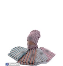 Шапка жіноча на зиму (5 шт. р.сетка 48-50) мікс  "DOMINGO"