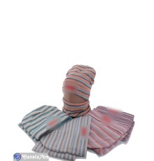 Шапка жіноча на зиму (5 шт. р.сетка 48-50) мікс  "DOMINGO"