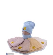 Шапка жіноча на зиму (5 шт. р.сетка 50-54) мікс  "DOMINGO"